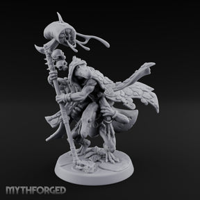 Skull Staff Wielding Lizardfolk Shaman
