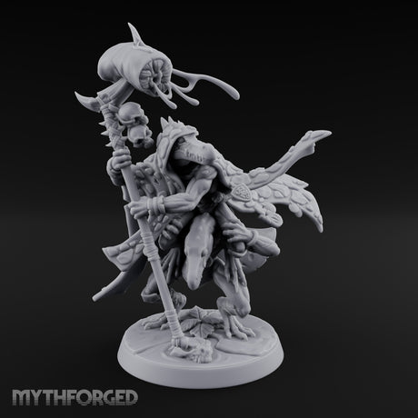 Skull Staff Wielding Lizardfolk Shaman gallery 1