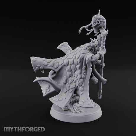 Skull Staff Wielding Lizardfolk Shaman gallery 4