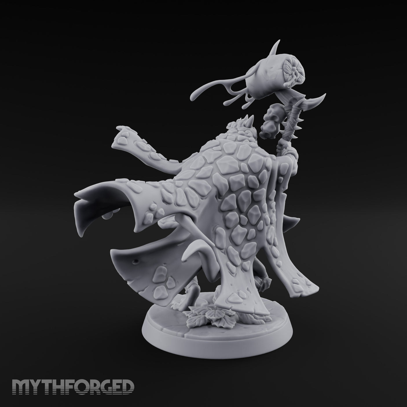 Skull Staff Wielding Lizardfolk Shaman gallery 5