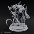 Skull Studded Lurching Rat King Miniature for Dungeons and Dragons, Pathfinder or other TTRPGs