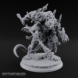Skull Studded Lurching Rat King Miniature for Dungeons and Dragons, Pathfinder or other TTRPGs