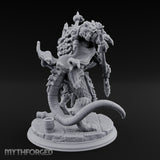 Skull Studded Lurching Rat King Miniature for Dungeons and Dragons, Pathfinder or other TTRPGs