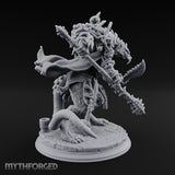 Skull Studded Lurching Rat King Miniature for Dungeons and Dragons, Pathfinder or other TTRPGs