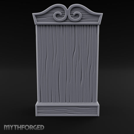 Skull-Topped Scroll-Laden Pirate Bookshelf Miniature for Dungeons and Dragons, Pathfinder or other TTRPGs