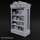 Skull-Topped Scroll-Laden Pirate Bookshelf gallery 8