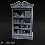 Skull-Topped Scroll-Laden Pirate Bookshelf gallery 9