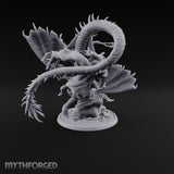 Saddled and Unbothered Lizardfolk Rider on Wyvern