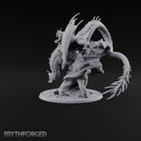Saddled and Unbothered Lizardfolk Rider on Wyvern