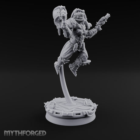 Prayers Descend Armed Human Jump Pack Warrior A