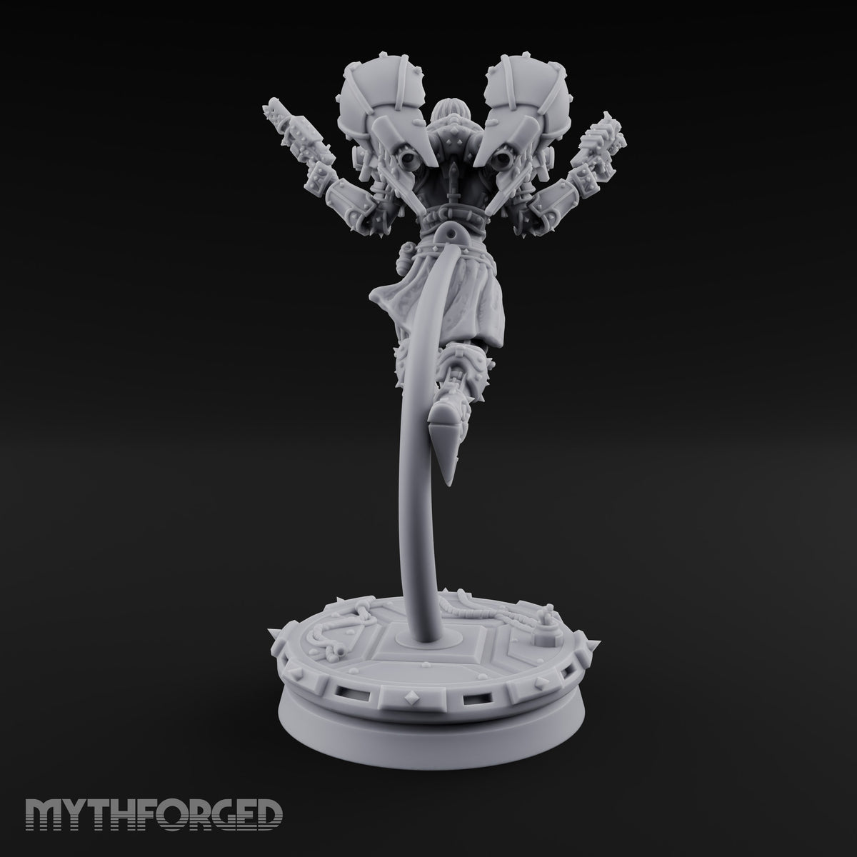 Prayers Descend Armed Human Jump Pack Warrior A
