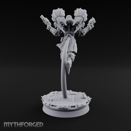 Prayers Descend Armed Human Jump Pack Warrior A