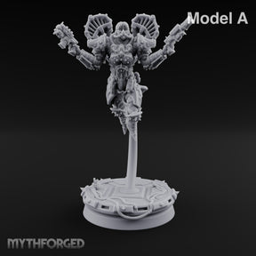 Prayers Descend Armed Human Jump Pack Warrior A