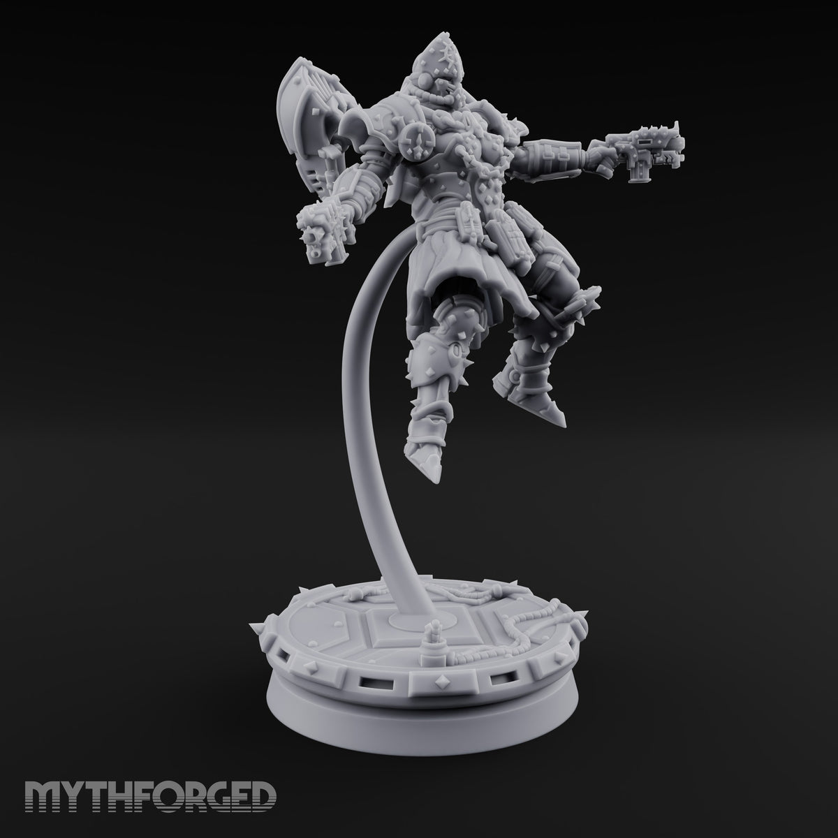 Prayers Descend Armed Human Jump Pack Warrior B