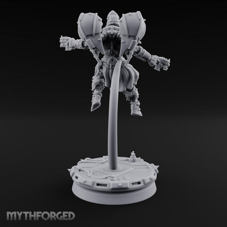 Prayers Descend Armed Human Jump Pack Warrior B