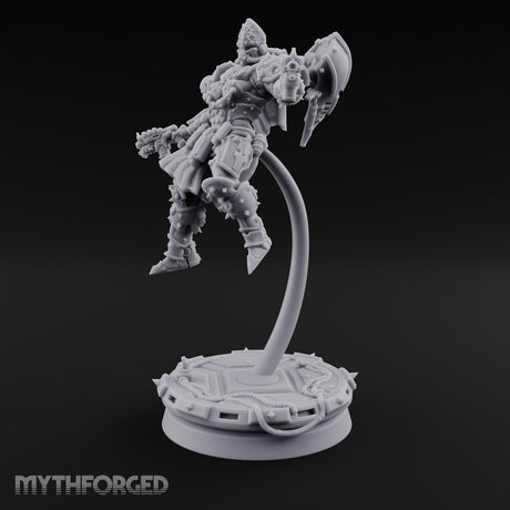 Prayers Descend Armed Human Jump Pack Warrior B