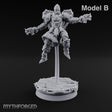 Prayers Descend Armed Human Jump Pack Warrior B
