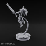 Prayers Descend Armed Human Jump Pack Warrior C