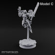 Prayers Descend Armed Human Jump Pack Warrior C