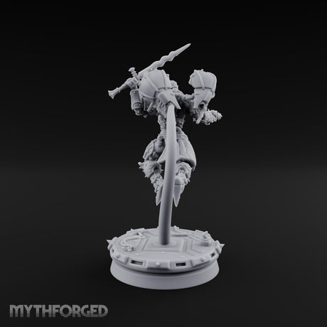 Prayers Descend Armed Human Jump Pack Warrior D