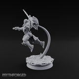 Prayers Descend Armed Human Jump Pack Warrior D