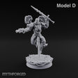 Prayers Descend Armed Human Jump Pack Warrior D