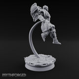 Prayers Descend Armed Human Jump Pack Warriors — E