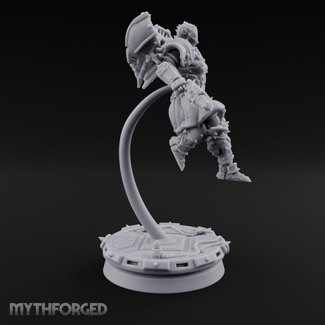Prayers Descend Armed Human Jump Pack Warriors — E
