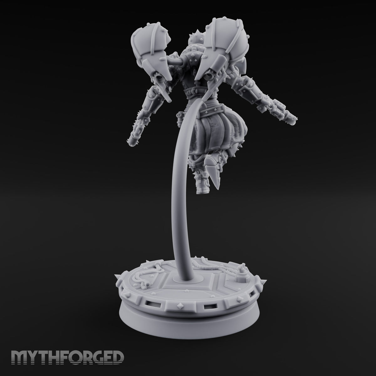 Prayers Descend Armed Human Jump Pack Warrior E