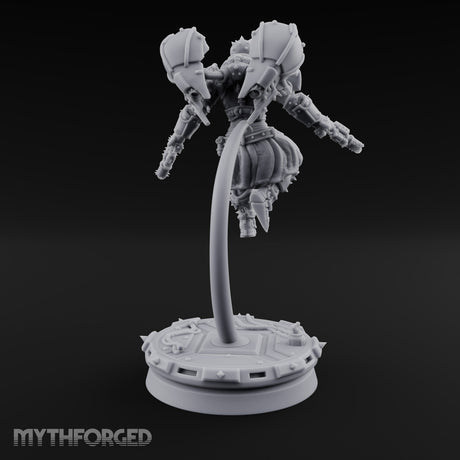 Prayers Descend Armed Human Jump Pack Warrior E