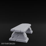 Slab-Topped Pedestal-Footed Stone Garden Bench gallery 6