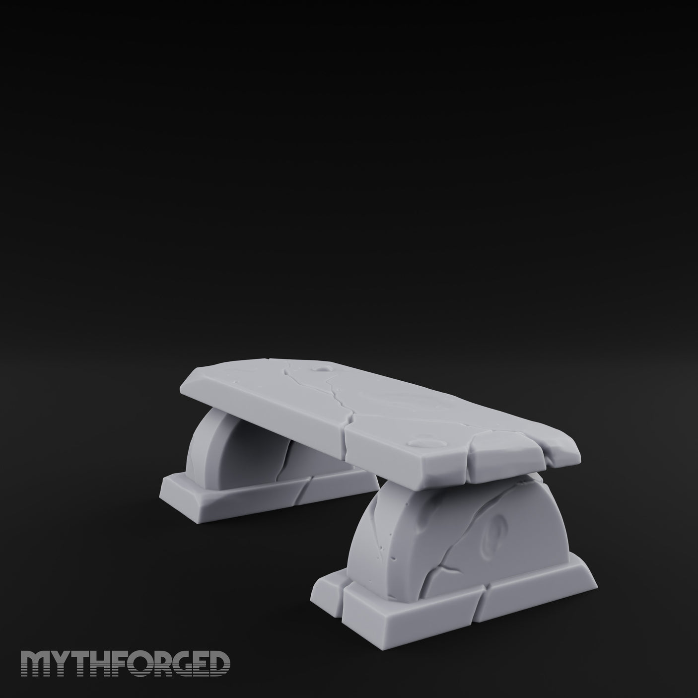 Slab-Topped Pedestal-Footed Stone Garden Bench gallery 7