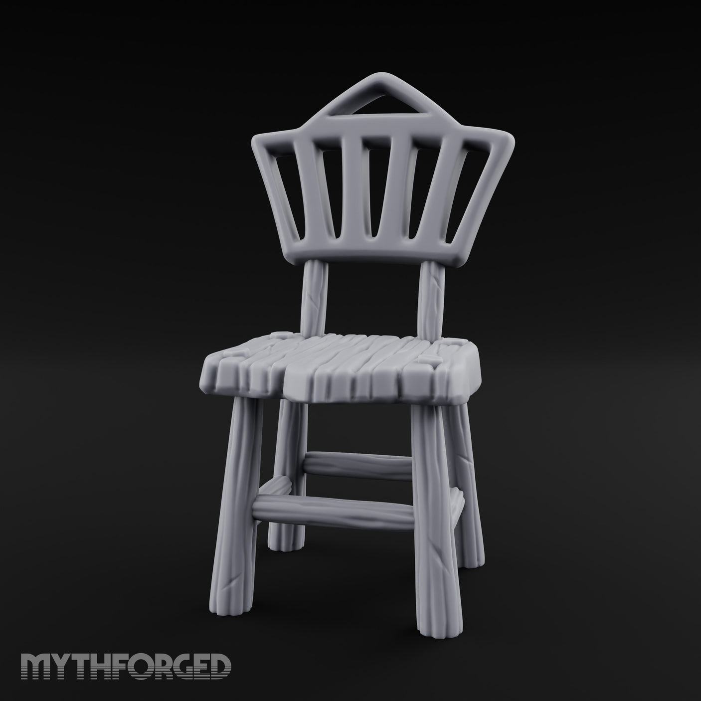 Slat-Backed Plank-Seated Tavern Chair gallery 1