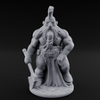 Mohawked And Ready Dwarf Slayer A Miniature for Dungeons and Dragons, Pathfinder or other TTRPGs