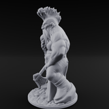 Mohawked And Ready Dwarf Slayer A Miniature for Dungeons and Dragons, Pathfinder or other TTRPGs