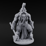 Mohawked And Ready Dwarf Slayer B Miniature for Dungeons and Dragons, Pathfinder or other TTRPGs