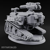 Rocket Pod, Rust Plating Modron Tracked Rocket Automaton — Gatling