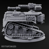 Rocket Pod, Rust Plating Modron Tracked Rocket Automaton — Gatling
