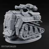 Rocket Pod, Rust Plating Modron Tracked Rocket Automaton — Gatling