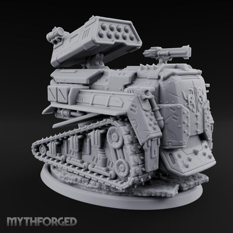 Rocket Pod, Rust Plating Modron Tracked Rocket Automaton — Rocket