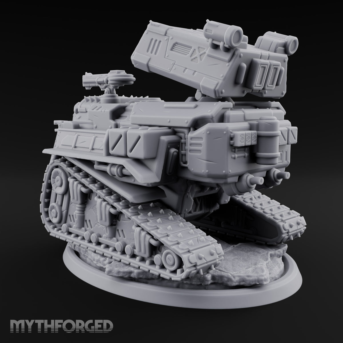 Rocket Pod, Rust Plating Modron Tracked Rocket Automaton — Rocket