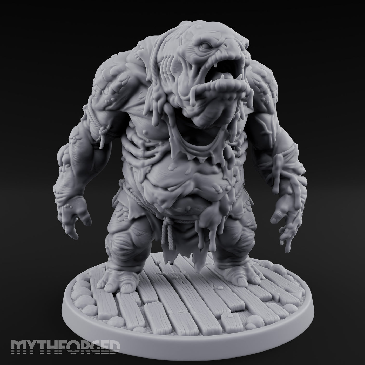 Slime Dripping Maw Gaping Sea Hag Miniature for Dungeons and Dragons, Pathfinder or other TTRPGs