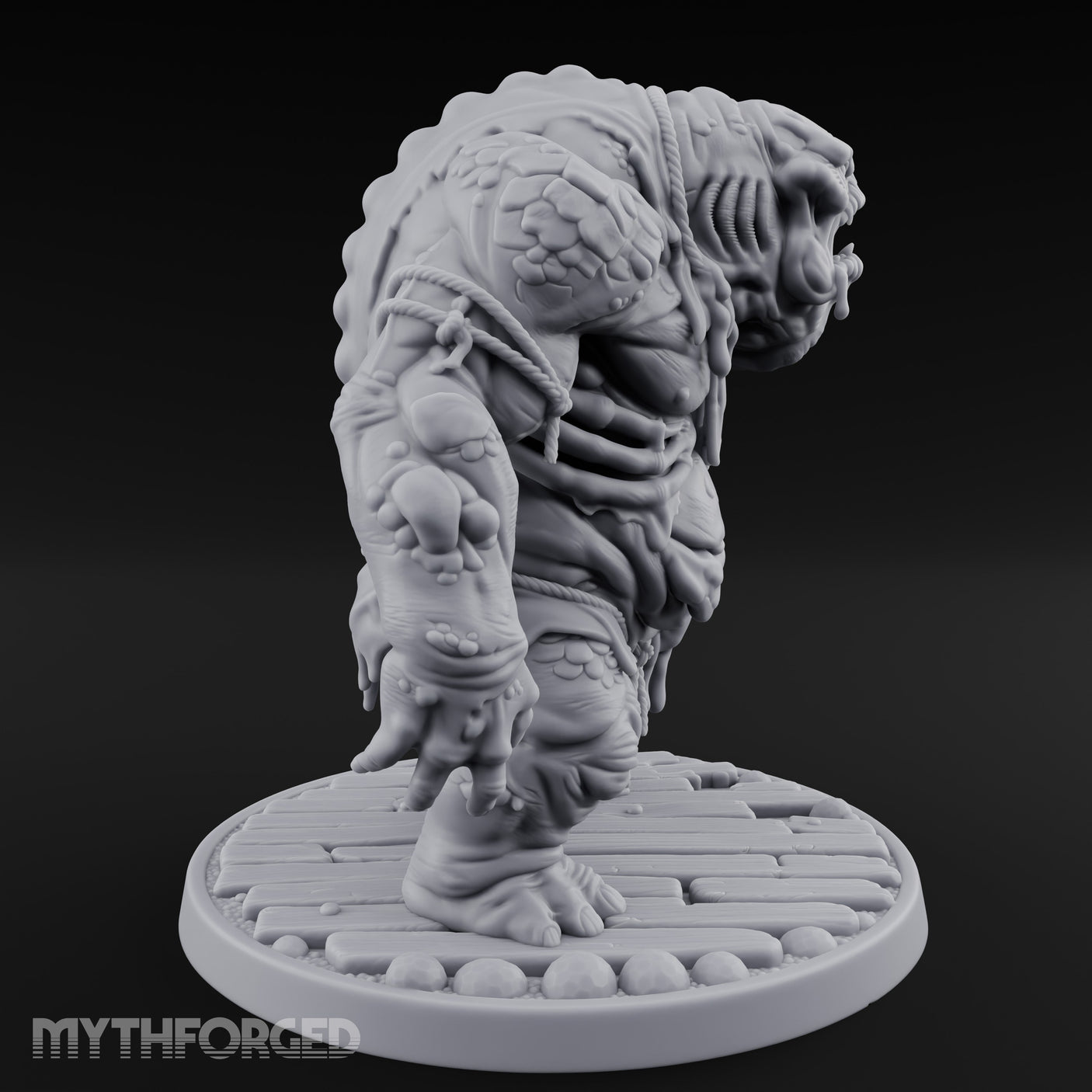 Slime Dripping Maw Gaping Sea Hag Miniature for Dungeons and Dragons, Pathfinder or other TTRPGs