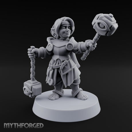 Smirking Halfling Cleric gallery 2