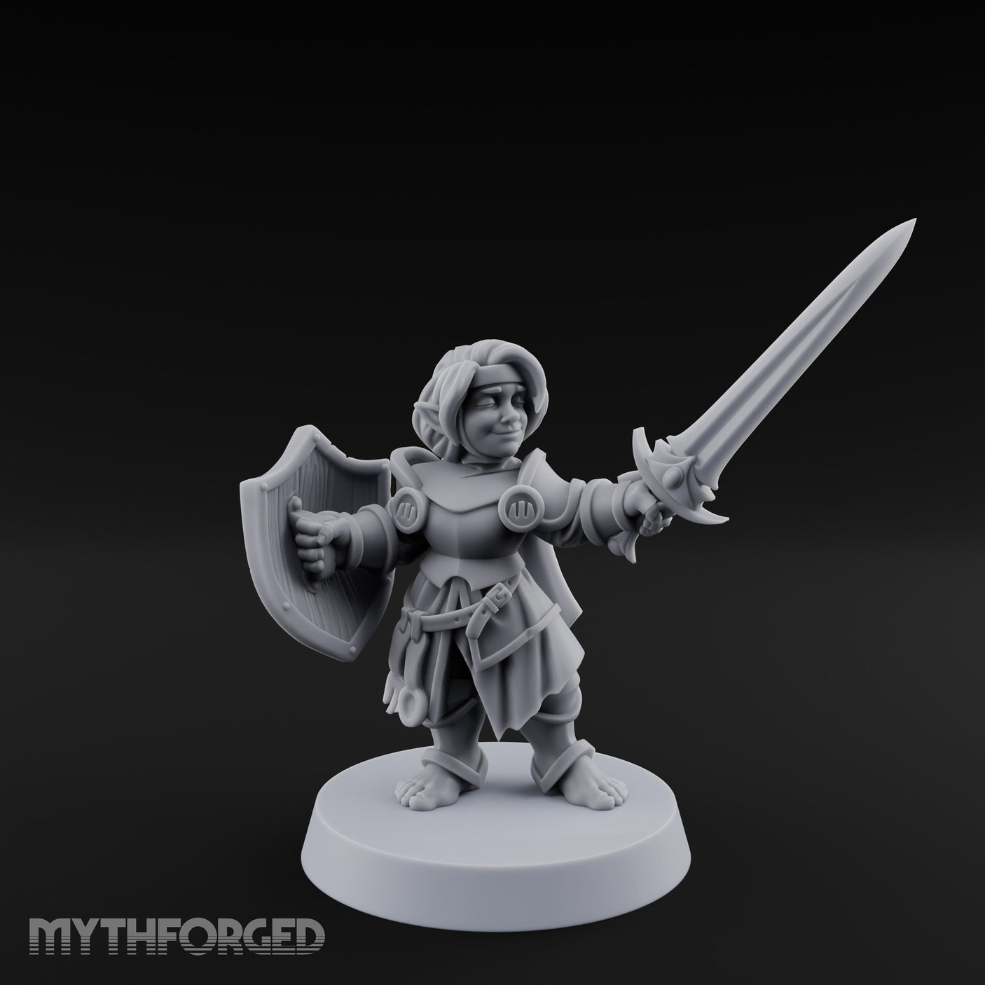 Smirking Halfling Cleric gallery 3