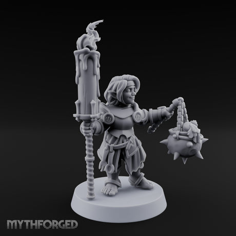 Smirking Halfling Cleric gallery 4