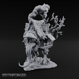 Smoke Billowing Mimic Cottage Miniature for Dungeons and Dragons, Pathfinder or other TTRPGs