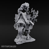 Smoke Billowing Mimic Cottage Miniature for Dungeons and Dragons, Pathfinder or other TTRPGs
