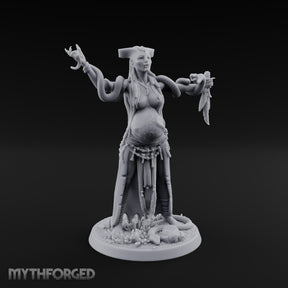Snake Entwined Vessel of Yig Miniature for Dungeons and Dragons, Pathfinder or other TTRPGs