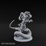 Snake Hair Striking Medusa Warrior